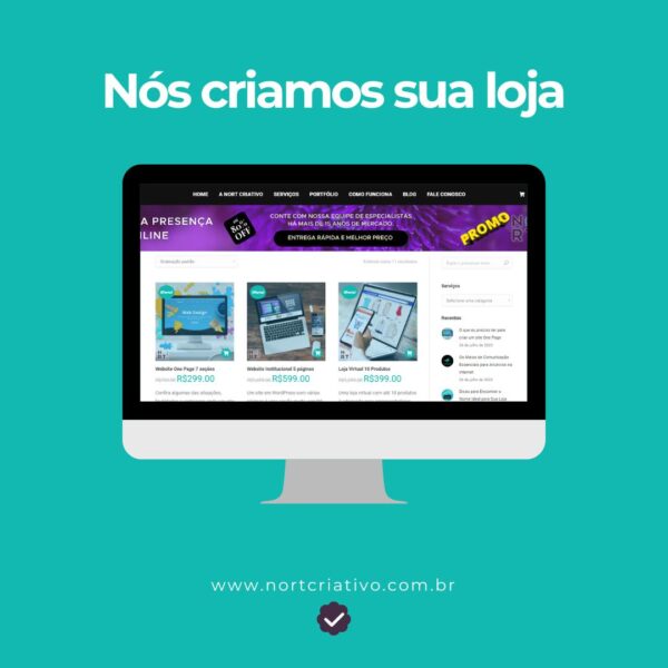 Loja virtual - Ecommerce - Wordpress